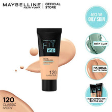 Load image into Gallery viewer, Maybelline - Fit Me Liquid Foundation Matte &amp; Poreless Mini Tube - 120 Classic Ivory