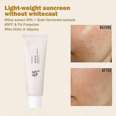 BEAUTY OF JOSEON - Relief Sun : Rice + Probiotics SPF50 50ml sunscreen Korea