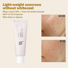 Load image into Gallery viewer, BEAUTY OF JOSEON - Relief Sun : Rice + Probiotics SPF50 50ml sunscreen Korea