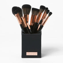 Load image into Gallery viewer, BH Signature Rose Gold 13 Piece Brush Set with Holder