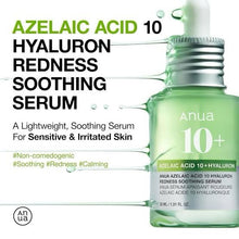 Load image into Gallery viewer, Anua Azelaic Acid 10 Hyaluron Redness Soothing Serum - 30ml | korea