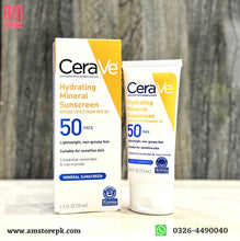 Load image into Gallery viewer, Cerave Hydrating Mineral Sunscreen SPF50 75 ml ( Original Factory Leftover )