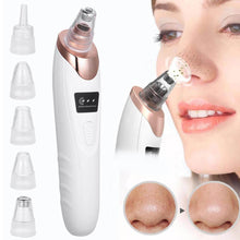 Load image into Gallery viewer, 5 in 1 Electric Blackhead Remover Vacuum suction Face Pore Cleanser Facial beauty