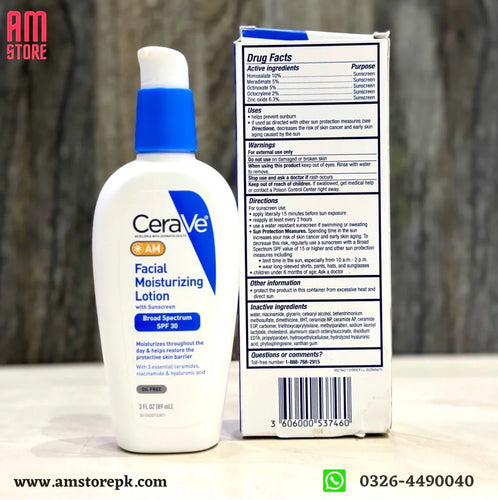 CERAVE AM OIL FREE FACIAL MOISTURIZING LOTION SPF 30 (89ML)