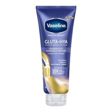 Load image into Gallery viewer, Vaseline Gluta-Hya Serum Burst Lotion Over Night Radiance Repair 300ml