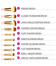 Load image into Gallery viewer, BH Cosmetics - Pink Perfection 10 Piece Brush Set with a box