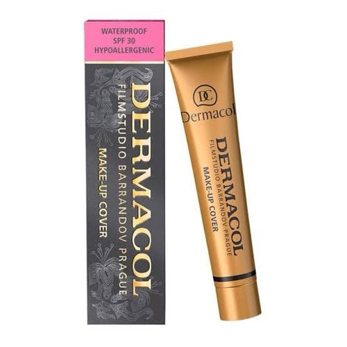 Dermacool orignal Foundation High Quality Concealer Liquid Foundation Cover Freckles Acne Marks Waterproof