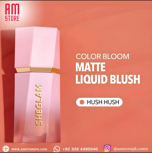 SHEGLAM COLOR BLOOM LIQUID BLUSH  (HUSH HUSH)