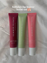Load image into Gallery viewer, Summer Fridays The Holiday Lip Butter Balm (TRIO) Gift Set. New