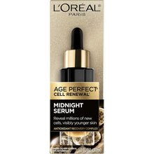 Load image into Gallery viewer, LOreal Paris Age Perfect Cell Renewal Midnight Serum 30ml
