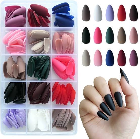 Matt Nails Pack 576 Pcs