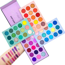 Load image into Gallery viewer, 60 Colors Eyeshadow Palette, 4 in1 Color Board Makeup Palette Set Highly Pigmented Glitter Metallic Matte Shimmer Natural Ultra Eye Shadow Powder Easy to Blend
