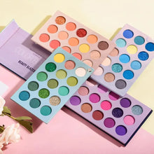 Load image into Gallery viewer, 60 Colors Eyeshadow Palette, 4 in1 Color Board Makeup Palette Set Highly Pigmented Glitter Metallic Matte Shimmer Natural Ultra Eye Shadow Powder Easy to Blend