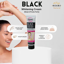 Load image into Gallery viewer, OZAKI Natural Black Whitening Cream Body &amp; Private Parts Whitening Cream with Collagen(100g)
