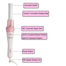 Load image into Gallery viewer, Automatic Hair Curler Spin 360° Rotating Hair Styling Roller Auto Wavy Iron 30s Instant Ceramic Heat Wand