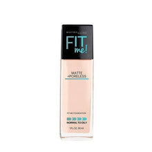 Load image into Gallery viewer, Maybelline Ny New Fit Me Matte + Poreless Liquid Foundation 115 Natural Ivory 30Ml -
